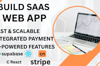 build saas web app with lovable bolt v0 supabase stripe and shadcn UI