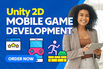 develop mobile game, design game ui, unity 2d mobile app game development