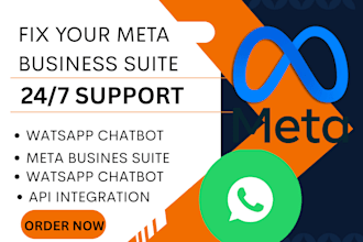 set up whatsapp API, meta business verification, meta app, fix graph api