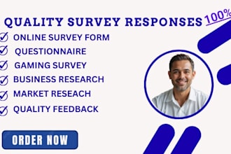 get real respondant to fill online survey form and poll online survey quiz