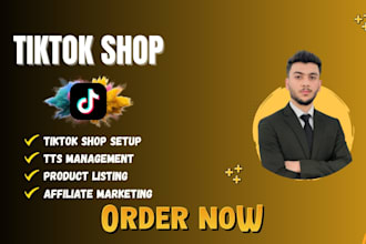 setup tiktok shop, manage tiktok shop dropshipping, and white label
