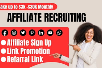 affiliate recruiting affiliate link promotion clickbank affiliate program