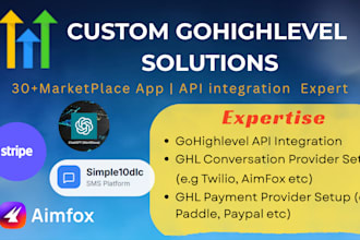 develop gohighlevel marketplace apps, ghl custom integration