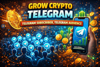 grow crypto telegram, telegram subscriber, telegram audience
