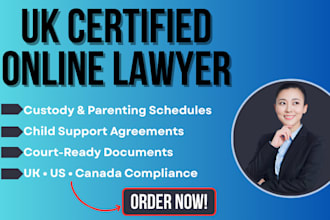 draft a strong child custody, parenting plan, or child support agreement