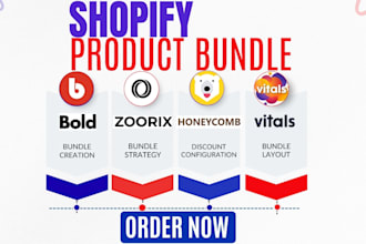 setup shopify product bundles bold bundles kaching zoorix ufe honeycomb vitals