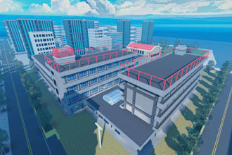 create roblox event maps with themed structures and scene build, roblox city map