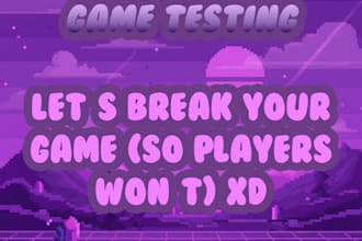 test your video game