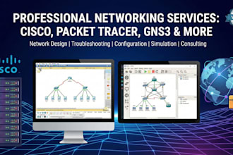do cisco, packet tracer, gns3, computer networking tasks