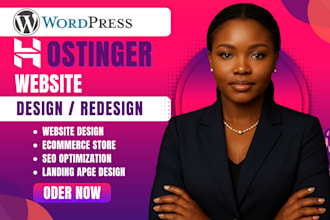hostinger website design wordpress website design hostinger design