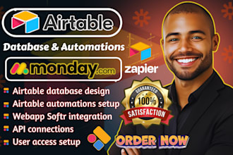 setup airtable automations airtable database expert webapp softr integration