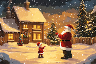 do christmas illustration christmas card illustration