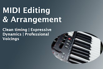 edit and enhance your midi tracks with professional results