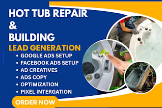 generate hot tub lead hot tub repair pool lead jacuzzi repair home improvement