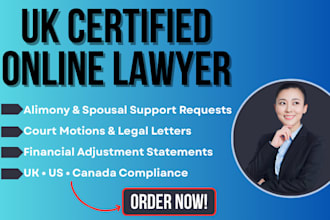 write a strong hardship letter, spousal support, or family court letter