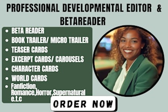betaread edit selfhelp ebook book trailer teaser card excerpt character cards