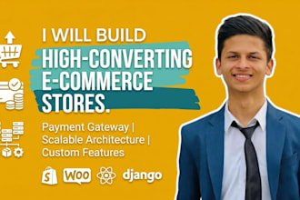 develop a complete ecommerce website