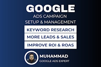 setup, manage and optimize google ads adwords PPC campaign, performance max ads