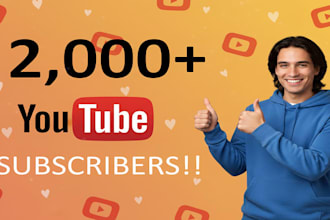promote youtube channel to gain 2000 organic subscribers