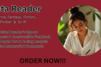 beta read  critique your romance fantasy or sci fi novel for indie author