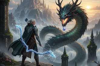 draw and design fantasy characters, items, and monsters