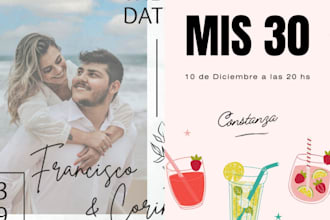 design custom minimalist event invitations in canva