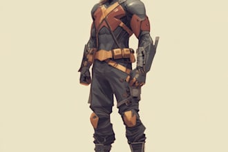 do amazing cartoon superhero character