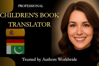 translate childrens book from english to spanish developmental edit and profread