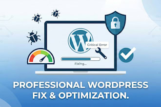fix wordpress errors, bugs and provide quick support