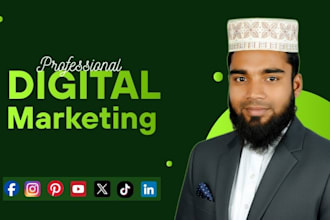 be a professional social media manager and growth expert