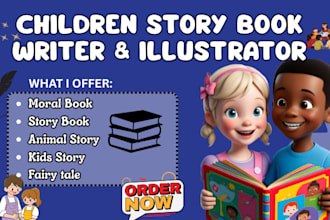 write children book ghostwriting, short story writing and children story