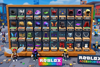 create custom roblox ugc accessories and 3d models