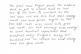 provide beautiful aesthetic handwriting