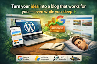launch a professional blog site that attracts readers and ranks on google
