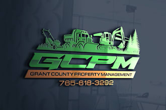 do snow removal, agriculture, landscape and lawn care logo