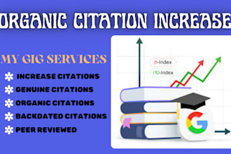 increase google scholar citations, backdated citations, from reputable journals