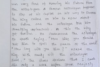 write anything with my beautiful handwriting
