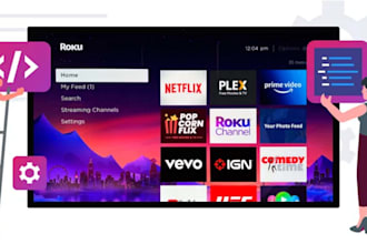 build ott streaming apps for roku, fire TV, android TV and channels