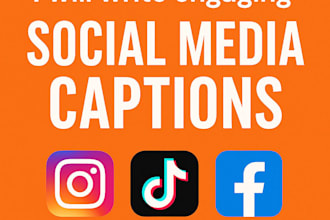 write engaging social media captions