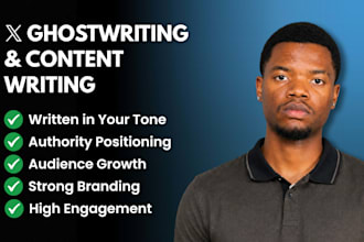 ghostwrite high engagement x twitter content in your voice