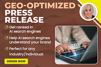 write a GEO optimized press release that ranks in ai search engines