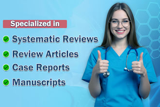 do systematic review, manuscript, meta analysis, and case report