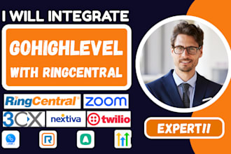 setup gohighlevel integration with ringcentral twilio aircall a2p for agencies