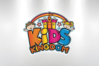design baby shop, child care, day care, school,and kids logo