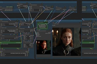 comfyui workflows, api automation, runpod deployment for sdxl flux lora models