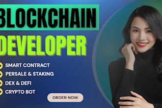 develop socure smart contracts, nfts and blockchain dapp