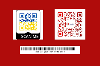 custom static or dynamic qr codes with logo and professional barcode