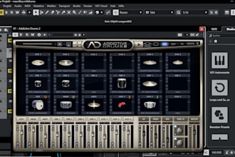 program midi drums for your song