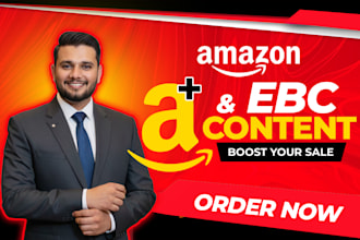 design stunning amazon a plus content, ebc design