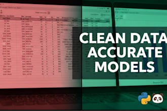 clean and transform data using python pandas fast